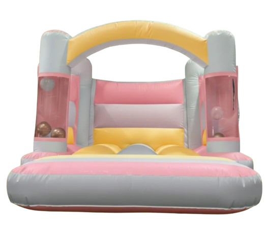 pastel bouncy castle